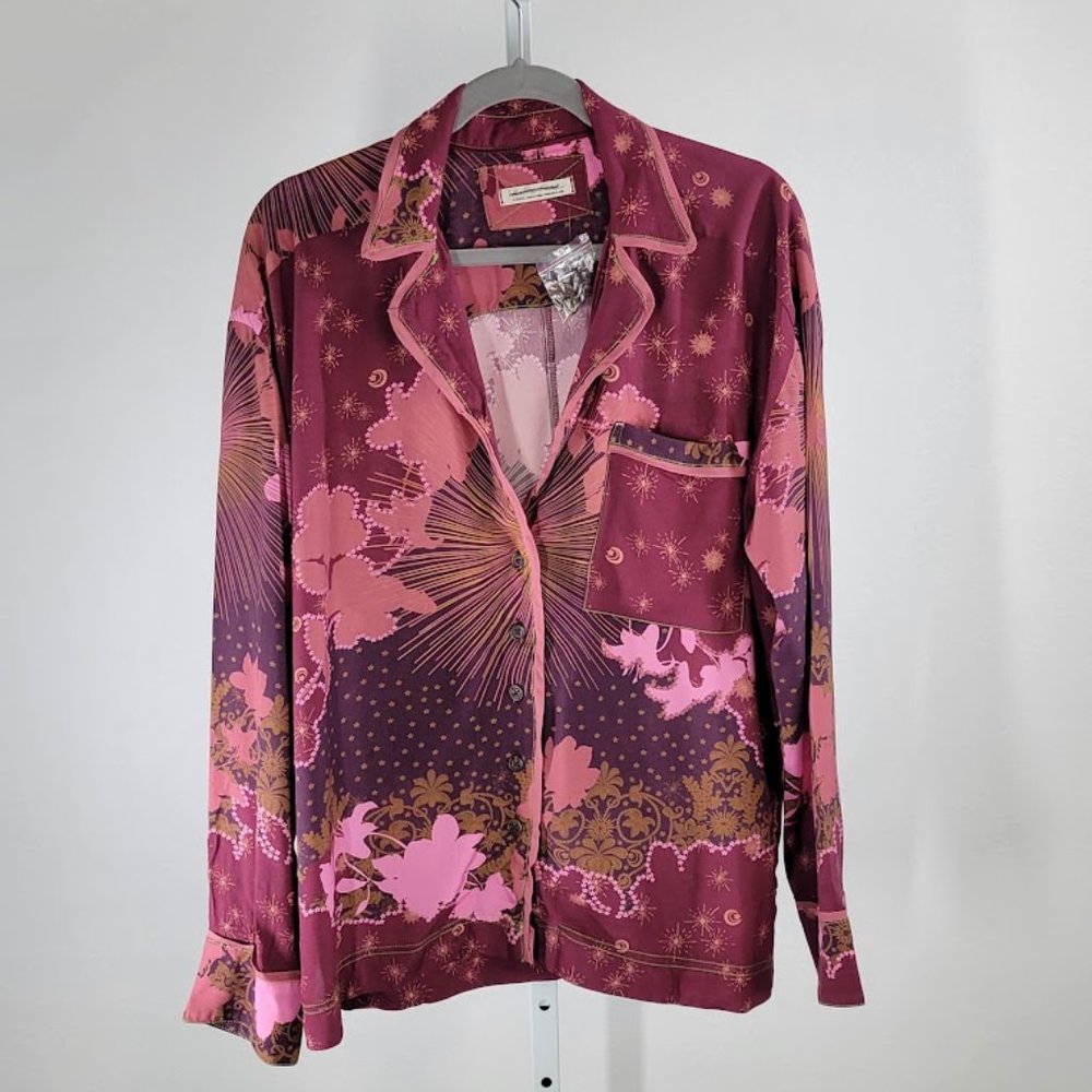 FREE PEOPLE / WTF sleep shirt top Sz XS NEW - Picture 7 of 9